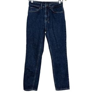 Ksubi Women’s Size 26 Medium Blue Wash High Rise Slim Straight Leg Jeans